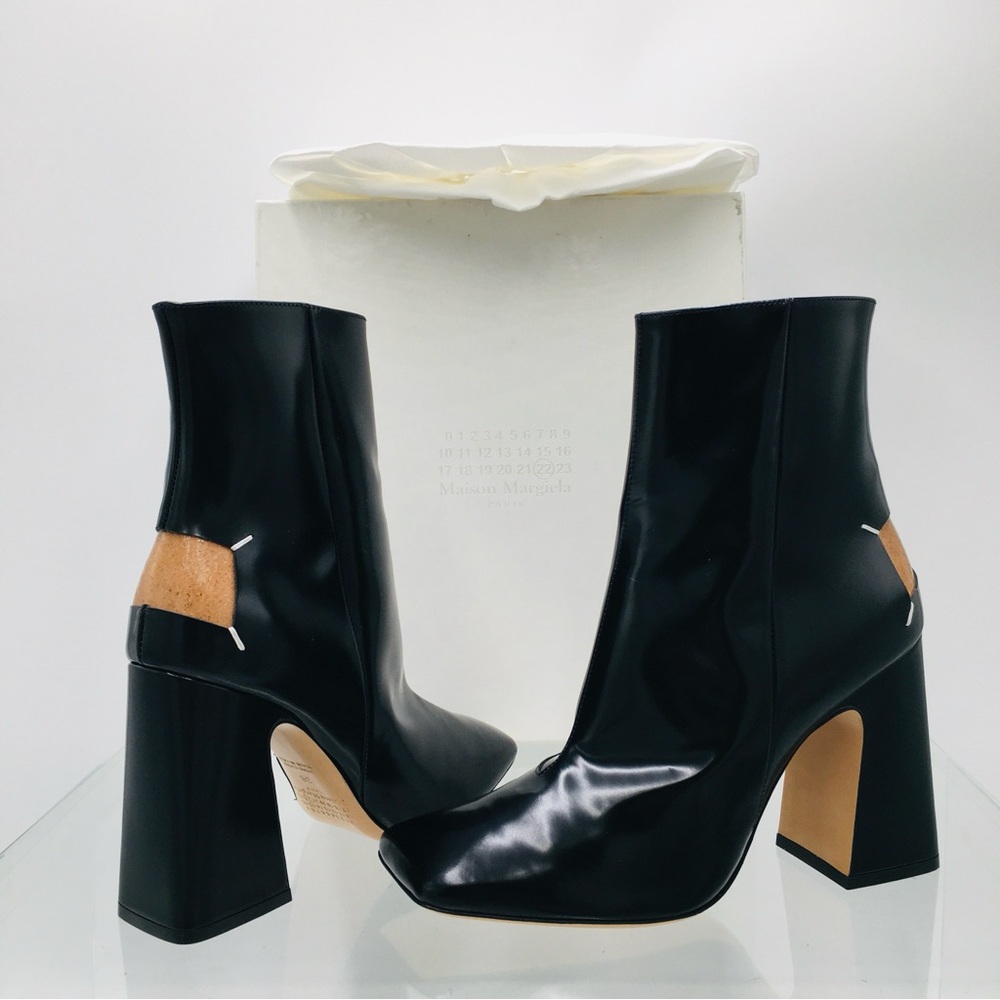 Maison Margiela - Four Stitches Ankle Boots Black- Women’s Size US 9 M
